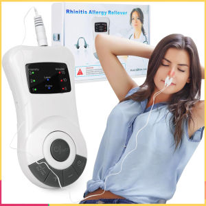 Eletric Pulse Nose Rhinitis Sinusitis Relief Massager 650nm Red Light Nasal Therapy Device Anti-snore Apparatus