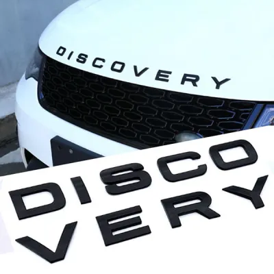 Logo 3D Discovery dán ca pô xe ô tô Vinfast Vf3