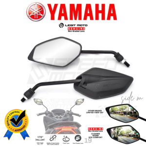 YAMAHA XSR LEGITMOTO SIDE MIRROR CLEAR LENS ADJUSTABLE LONG STEM (WALANG GRADO)3246
