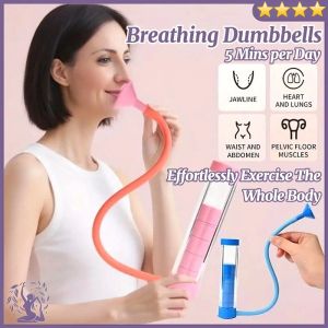 Bdominal Breathing Dumbbells Increasing Lung Function Adult Lung Exerciser Muscles Vest Line Trainer