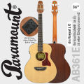 Paramount AB361E Acoustic Bass กีตาร์เบสโปร่งไฟฟ้า กีตาร์เบสโปร่ง 36" / 20 เฟรต ไม้สปรูซ/มะฮอกกานี ปิ๊กอัพ 3-Band จูนเนอร์ในตัว ** ประกันศูนย์ 1 ปี **. 