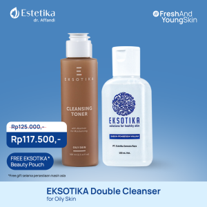 EKSOTIKA Double Cleanser for Oily Skin (Sabun + Cleansing)