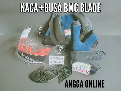 PREMIUM Busa Helm BMC Blade + Kaca Helm FREE Rachet BMC Blade