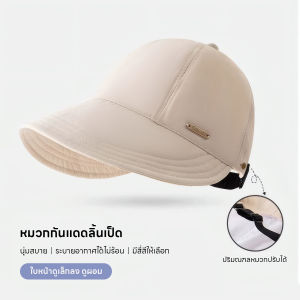 หมวกปีกกว้าง ป้องกันรังสียูวี ป้องกันแสงแดด ผ้าฝ้าย สามารถพับได้ แบบแห้งเร็ว แฟชั่นฤดูร้อน สําหรับผู้หญิง