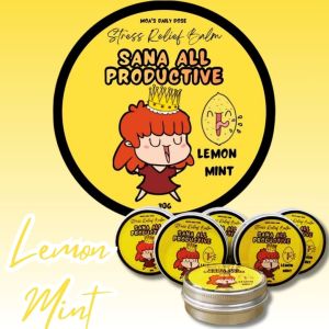 Stress Relief Balm Pain Relief Ointment Massage Balm Pain Relief Rub Lemon Mint 30g