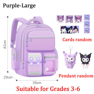 2025 New School Backpack Spine Protection Load Reduction Waterproof Backpack for Grades 1-6