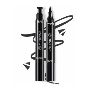 MINIPINK Fairy Wing Stamp Eyeliner Instan Alis Hitam Waterproof Tahan Lama - MP018