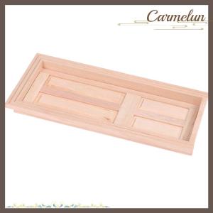 [Carmelun] 1 12 Dollhouse Miniature 4 Panel Interior Wooden Door DIY Model Accessories Toys