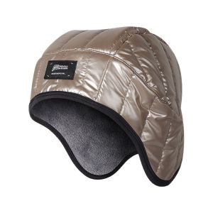 GORGE Fleece Lined Winter Ear Flap Hat Windproof Water Repellent Fleece Lined Hat Double Layer Cold Weather Hat Adult Cycling