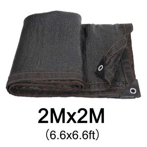 Anti UV 98% Breathable Car Sunshade Brown Outdoor Garden Greenhouse Sunscreen