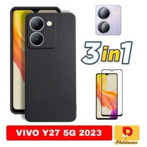 PROMO PAKET 3 INC 1 SOFT CASE VIVO Y27 4G 2023 / VIVO Y27 5G 2023 / VIVO Y36 4G / VIVO Y36 5G / VIVO Y16 2022 Slim Matte Premium Soft case