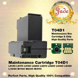 Maintenance Box Cartridge T04D1 Kotak Pembuangan tinta lengkap Busa Cip Reset / Chip Compatible Printer Epson M1140 M1170 M2140 M2170 M3170 L6160 L6168 L6170 L6178 L6190 L6198 L6260 L6270 L6290 L6460 L6490 L14150 L11050 OEM Compatible