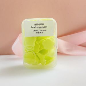 Ready stock🇲🇾 Portable hand-washing soap sheets in a portable Hand Tablet Soap Paper Student Children Carry TravelPetal Soap Tablet Boxed