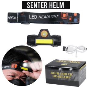 ORIGINAL TRUSOXIN Lampu Senter Helm Las Otomatis Gelap Terang Ori XPE Dual Light Rechargeable TR35