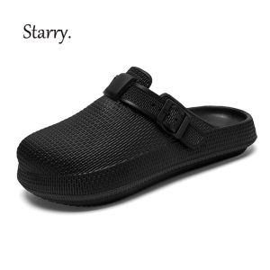 STARRY รองเท้าแตะแบบลำลองยูนิเซ็กซ์ พื้นรองเท้ากันลื่นและทนทานต่อการสึกหรอ วัสดุ EVA เพื่อสุขภาพและสวมใส่สบาย