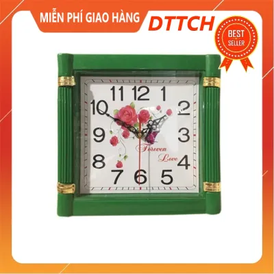 [ Tặng Pin ] ĐỒNG HỒ TREO TƯỜNG VUÔNG TRÒN CỰC ĐẸP ĐỒNG HỒ TREO TƯỜNG ĐẸP 25CM