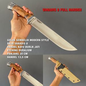 GOLOK SEMBELIH BAJA VANADIS 8 ORIGINAL PANJANG 20 CM