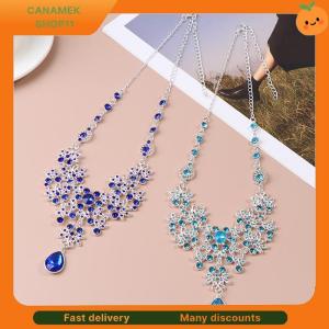 ❣️❣️❣️ Wedding Party Necklace Earring Set Flower Water Drop Necklace Bridal Wedding Jewelry Accessories