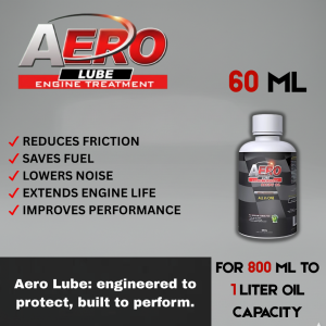 AERO LUBE 60ML Engine Treatment Racing Oil Additive Smooth Engine Strong Power for Diesel and Gasoline