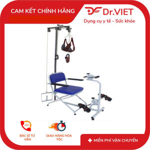 Ghế tập phục hồi chức năng 4 in 1 Đức Cường DVC12 tập VLTL cho người già người bại liệt phục hồi sau chấn thương