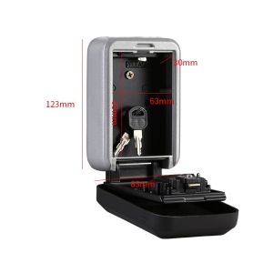 Installation-free Wall Mounted Key Storage Outdoor Homestay Code Key Metal Code Padlock Key