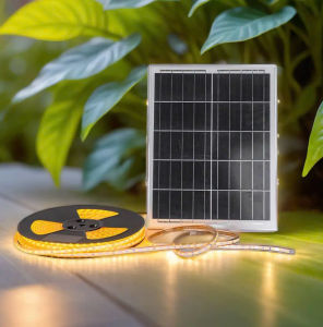 Dây Đèn Led trang trí năng lượng mặt trời cao cấp Mifidi Ánh sáng Vàng nhiều chế độ trên 10 giờ Tấm pin Mono lớn BH VIP tận nhà 1 năm