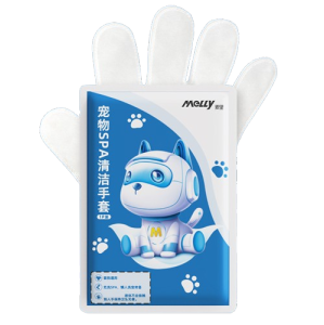 Teekland Silicone Pet Grooming Gloves Cats Hair Brush and Comb Gloves Dogs Bath Cleaning Hair Removal for Long Hair Short Hair Animals 1pcs