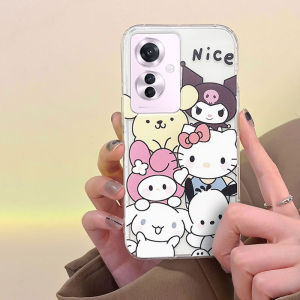 Phone Case OPPO Reno11 F 5G Reno11pro Reno10 Pro Reno10pro Cute Cartoon Pattern Transparent soft silicone Casing OPPO Reno 10 Pro 5G Phone Cover