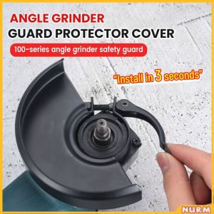 Nurm Black Angle Grinder Wheel Safety Guard Protector Protective Cover for Electric Angle Grinder