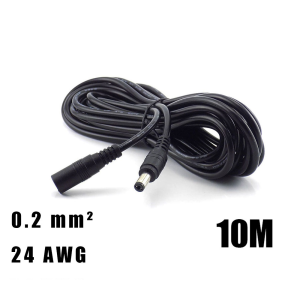 3/5/10 Meters Power Extension Cord With Male To Female Plug Adapter for CCTV Camera LED Light High quality