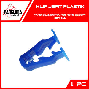 Karet Jepit Plastik Beat Pop-Sporty-Street & Vario 110-Techno 125-150 Old-New eSP LED & Scoopy & Spacy & Supra X 125 & PCX & CBR 150R & Karisma & Tiger & Mega Pro Primus & Revo & CRF Biru-Merah-Kuning Klip-Clip-Rivet Snap-Kancing Plastik Body-Visor