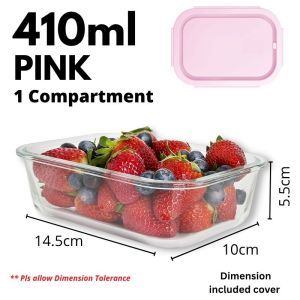 Glass Food storage Lunch Box BPA Free Microwaveable Glass Food Storage Container / Glass Bento Box