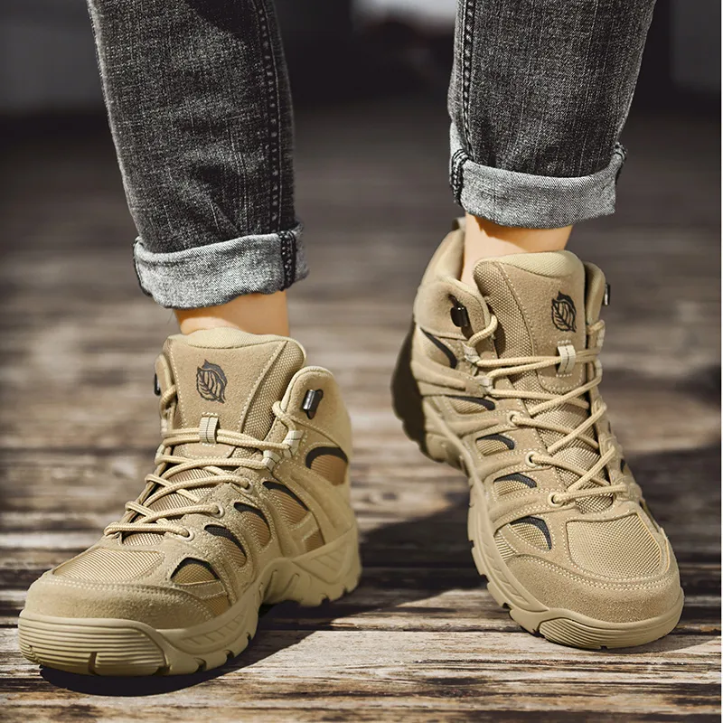 Low cut Tactical combat boots outdoor waterproof tactical shoes