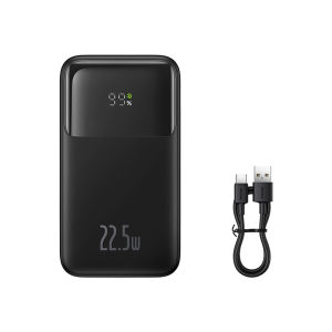 Baseus Comet Series Fast Charge Power Bank 10000mAh/ 20000mAh 22.5W SCP Built in Dual-Cable Digital Display Charger