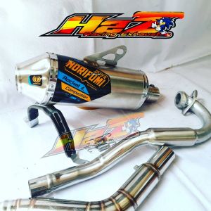 Knalpot KLX CRF WR155 DTracker Norifumi Rocket Competition Carbon