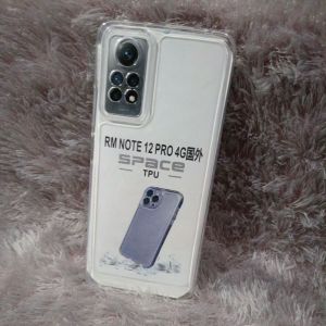 SoftCase Clear Bening Redmi NOTE 12 Pro 4G Silikon Case Selikon Clear Bening Transparan TPU SPACE Space