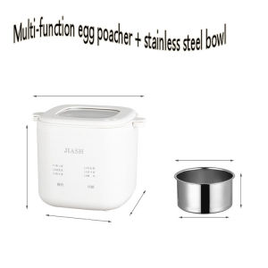 SG [READY STOCK] Automatic Electric Egg Boiler Egg Cooker Mini Cooker Breakfast Steamer With 6 Modes Breakfast Steamer