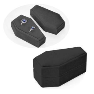 Quan Tài hộp bằng nhung chủ giới thiệu đồ xếp nhẫn để hiển thị đề xuất tham gia với nắp có thể tháo rời