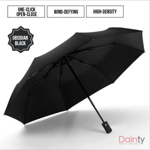 Automatic Umbrella - Women UV Protection Mini Auto Lightweight Portable Foldable Windproof Waterproof Pink/Blue | Dainty