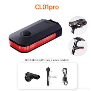 RAVEMEN CL01pro Bike Taillight 300 ° Wide View Auto On/Off Brake Sensor IPX6 Waterproof Lightweight