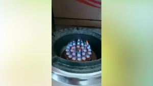 Raging Fire Stove Commercial Quick-Fry Stove Gas Stove Gas Stove Liquefied Gas Natural Gas Single Burner Stove Shelf for Restaurant and Home Use High Pressure