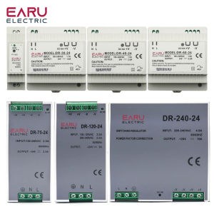 15W 30W 45W 60W 75W Single Output 5V 12V 15V 24V Industrial Din Rail Power Supply Switch DR-15 DR-30 DR-45 DR-60 -5/12/15/24