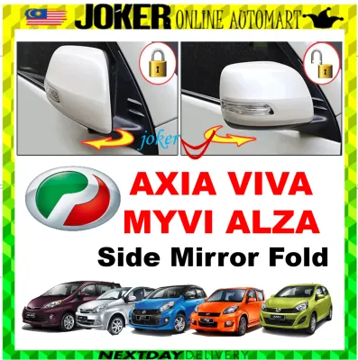 Perodua Myvi 2006-2013 Alza 2009-2013 Axia 2014-2023 Viva Auto Flip Folding Side Mirror Fold System