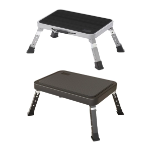 Folding Step Stool Ladder for Home and Travel Nonslip Surfaces Ensures Safety Suitable for Kitchen Bathroom and Camping