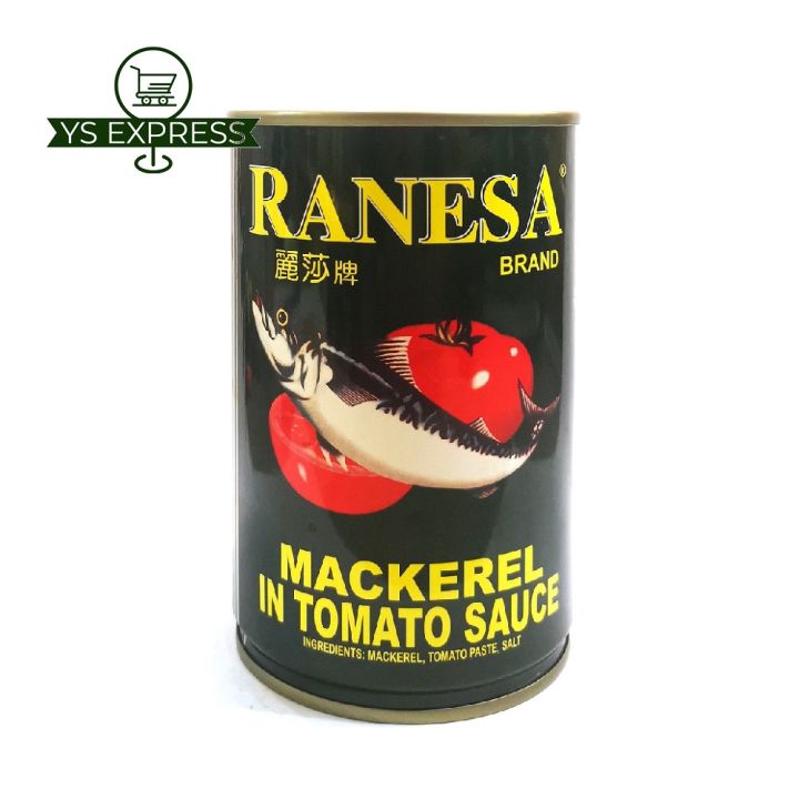 RANESA Mackerel in Tomato Sauce 425G - Ikan Makerel dengan Sos Tomato ...