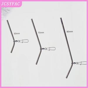 JCSYFAC 5pcs Fishing Balance Connectors 5 7 9 12CM Small Style Brass Tube Fishing Tackle Anti-Tangle Feeder Boom Fish Accessories