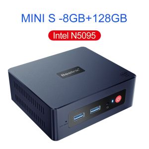 Beelink Mini S Intel N5095 New Compact Gaming PC 8GB RAM 128GB SSD Windows 11 with Dual Channel DDR4 - 12 Month Warranty
