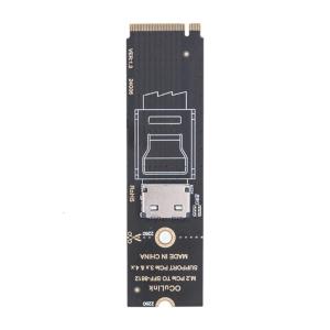 M.2 NVME Adapter To SFF-8611 SFF-8612 Data Transfer Storage Expansion M.2 NVMe PCIe Adapter Host Controller Expansion