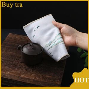 [Buytra] Chinese Professional Rag Painted Thick Tea Towel Super Absorbent Tea Cleaning