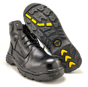 Sepatu Safety King Arthur Model Boot Tali Kulit Sapi KA25